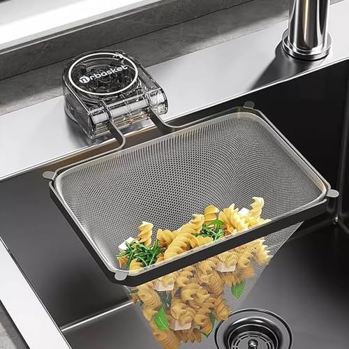 三角コーナー いらず 水切りネット200枚付き 真空吸盤式サンカクコーナー 水切りネットホルダー 折りたたみ 台所 キッチン 生ゴミ入れ シンク ネット キッチン用品便利グッズ(透明グレー)