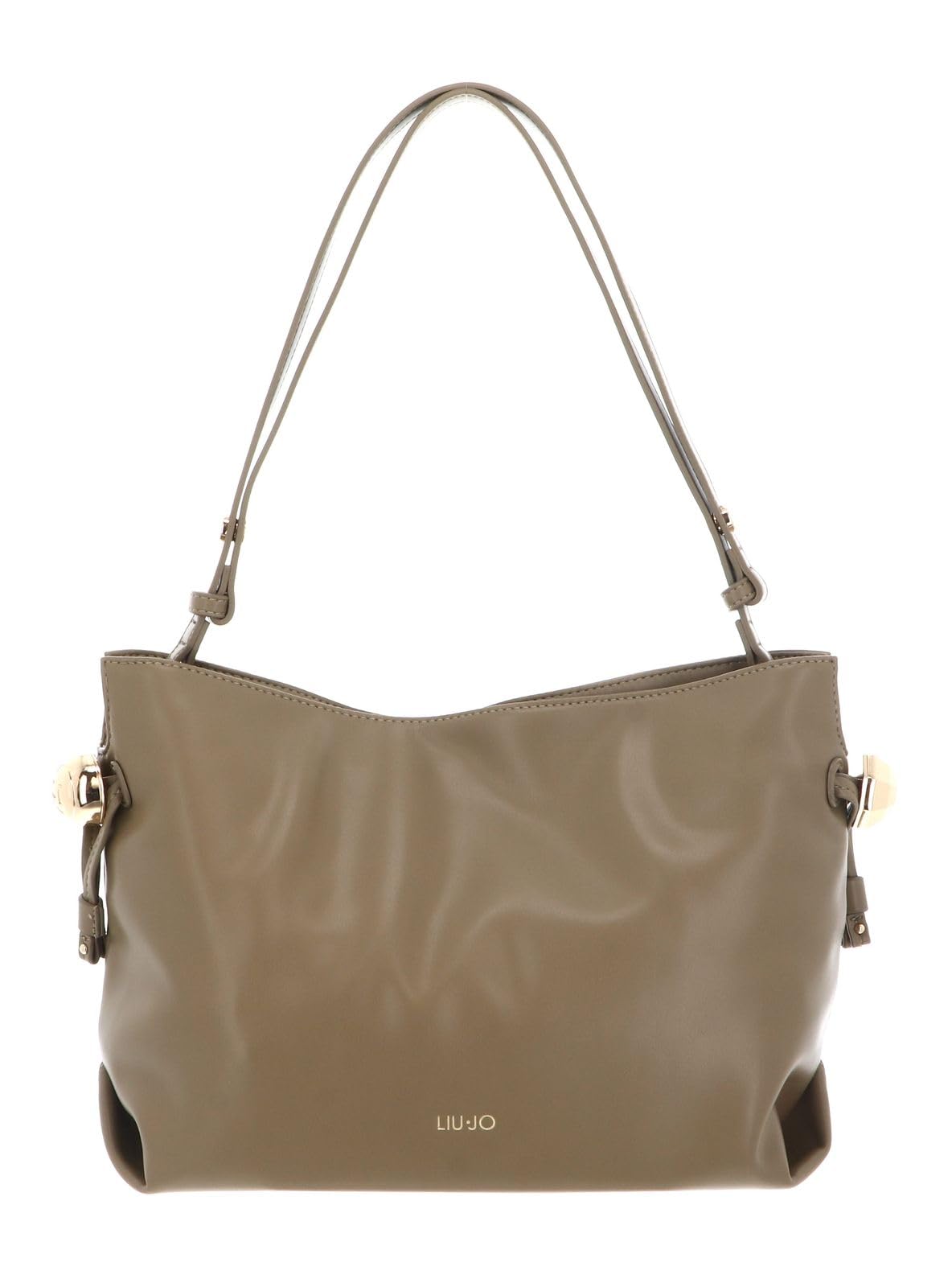 Liu Jo borsa a tracolla Riccy ECS Hobo Bag Mud grigio talpa