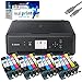 Produktbild Canon PIXMA TS5050 Drucker Tintenstrahl-Multifunktionsgerät schwarz (Drucken, Scannen, Kopieren, Cloudlink) mit 20 komp. realprint Druckerpatronen PGI570/CLI571 XL (ohne Originalpatronen)
