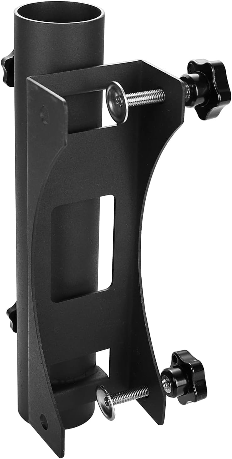 Wdwlbsm Heavy Duty Umbrella Holder Outdoor Umbrella Stand Mount Clamp Fitting φ1 1/8" - 1 15/16" Poles for Railing, Fences, Decks, Docks, Pontoons,