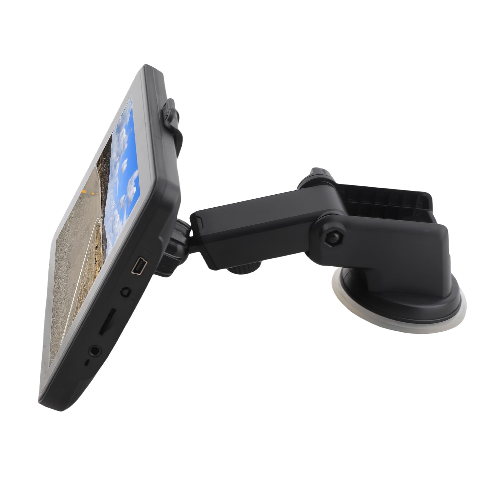 Qqmora Navigazione GPS Touchscreen, con Guida Vocale, di Navigazione GPS Portatile 256 MB e 8 GB per Auto, Autobus, Camion, Ricerca Codice Postale MP4, ASF, WMV, AVI