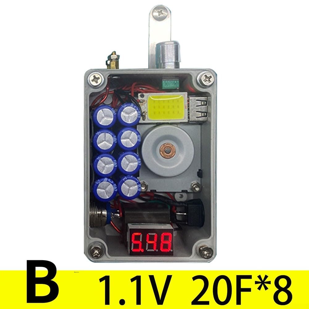 Generatore manuale dinamo per sopravvivenza all'aperto - USB alimentato a mano per caricatore COB Lanterna per plasma 98mm (Versione 1.1V)