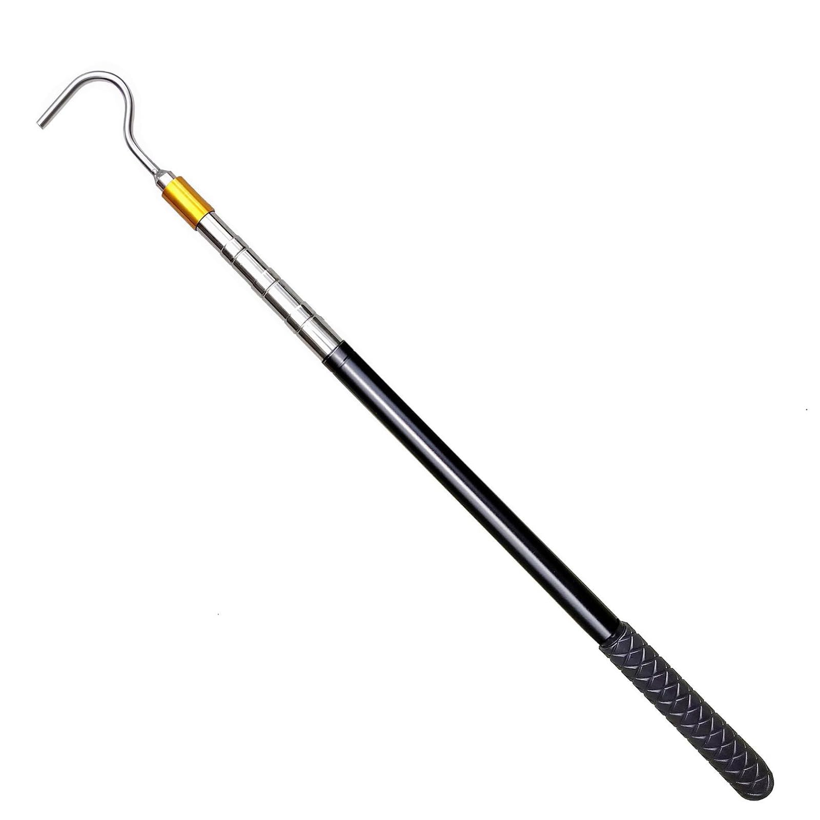 Telescopic Awning Opener Rod with Stainless Steel Pull Hook, Adjustable Catcher Tool & Nonslip Grip for Easy Setup Adjustable Awning Opener Tool