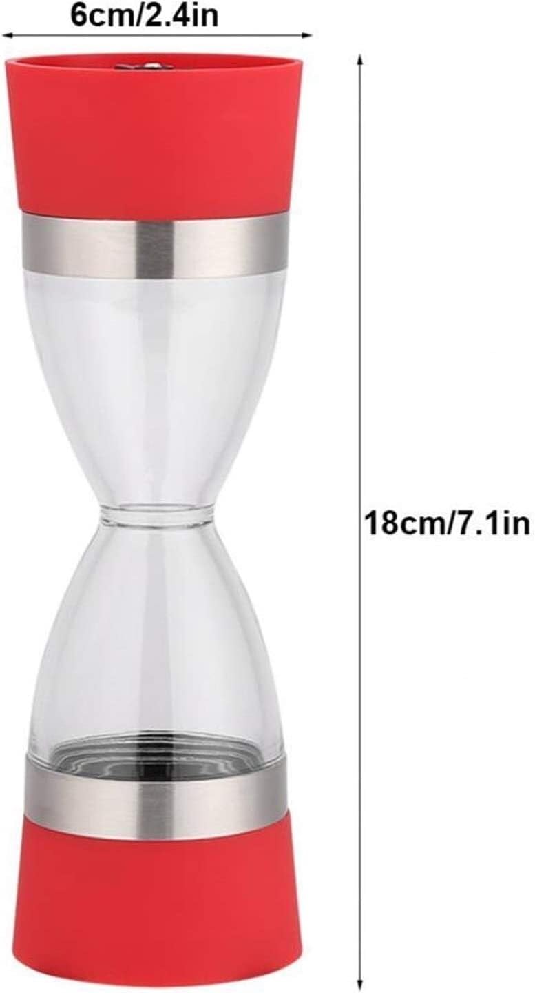 Molinillo Café Oficina Molinillo Manual de sal y pimienta, molinillo grano café Rotor cerámica ajustable acero inoxidable Vintage Moledor de Cafe(White)