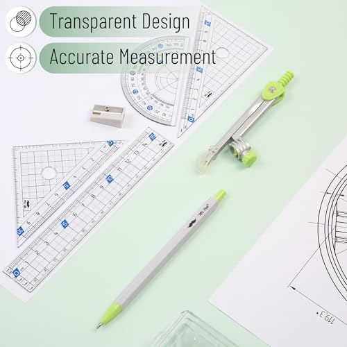 Mr. Pen HCAG001M337 Geometry Set, 7 Pcs thumb #3