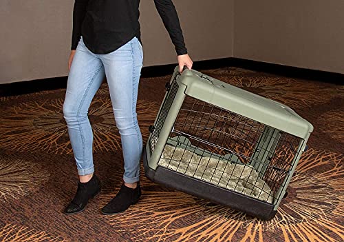 Pet Gear “The Other Door” 4 Door Steel Crate for Dogs/Cats with Garage-Style Door, Includes Plush Bed + Travel Bag, No… - Image 5