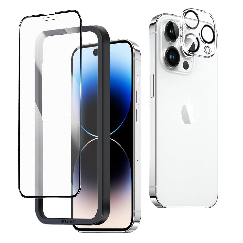 Amazon | 対応 iPhone 15 Pro 用 フィルム/ iPhone14 Pro 用 フィルム 