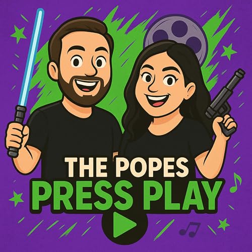 The Popes Press Play Podcast Por Zach Pope arte de portada