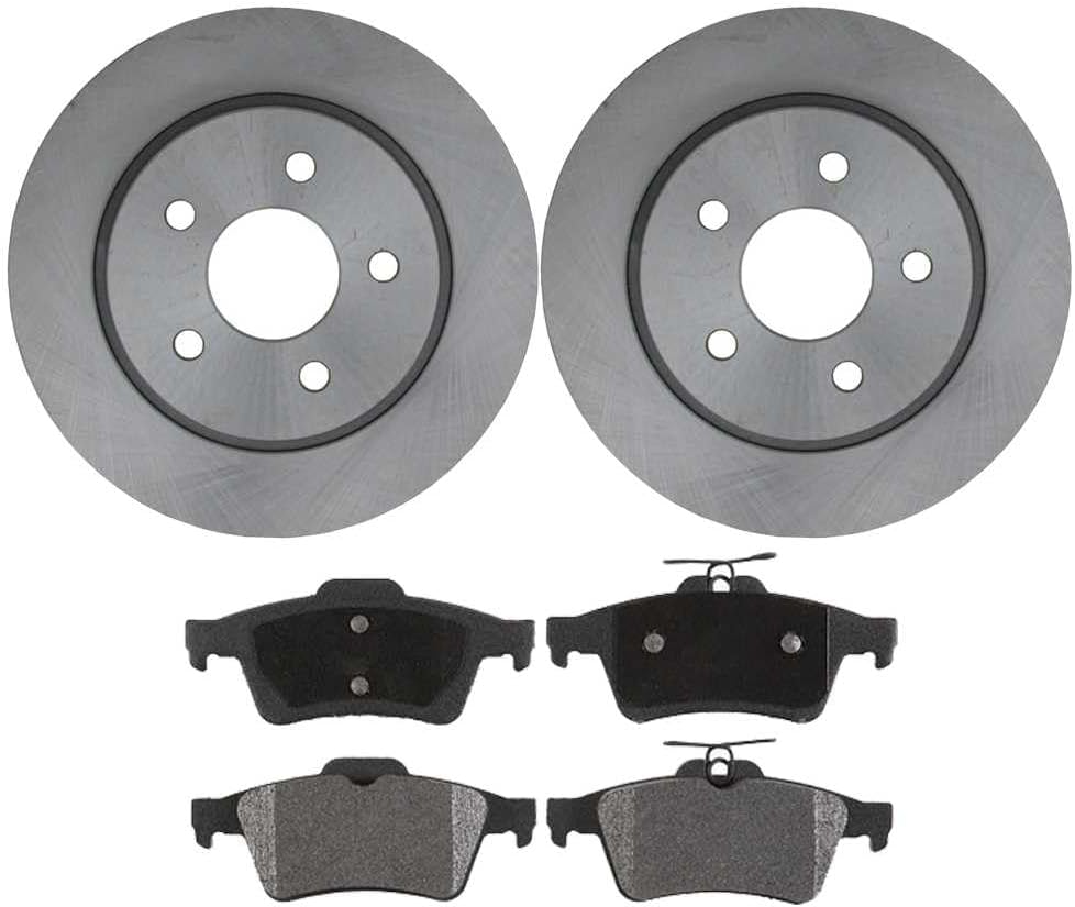 4pcs Ceramic Brake Pad Set 2pcs Disc Rotors Kit Rear Side for Ford for Focus 2.0L 2012-2013 HCD1095 D1095CT 4pcs Ceramic Brake Pad Set 2pcs Disc Rotors Kit Rear Side for Ford for Focus 2.0L 2012-2013 HCD1095 D1095CT