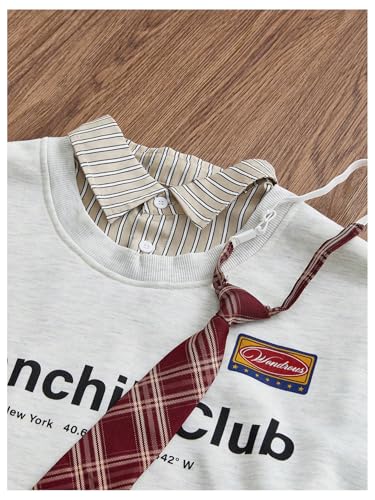 SOLY HUX Men's Graphic Sweatshirts 2 in 1 Collared Long Sleeve Shirts Pullover Fall Preppy Clothes3