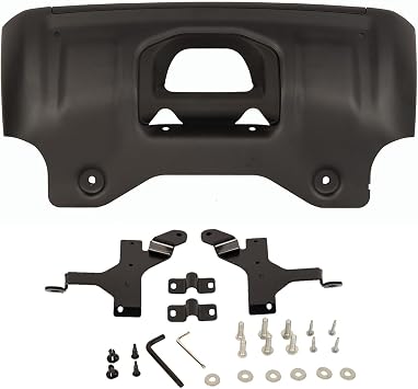 Front Under Splash Shield Skid Plate Black Compatible With 2020 2021 2022 2023 Land Rover Defender, Replace VPLEP0436