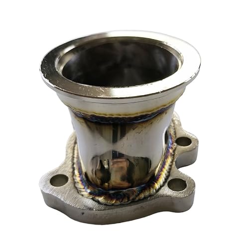 Turbo Down 5 Bolt Flange to 2.5 Inch V-Band Adapter