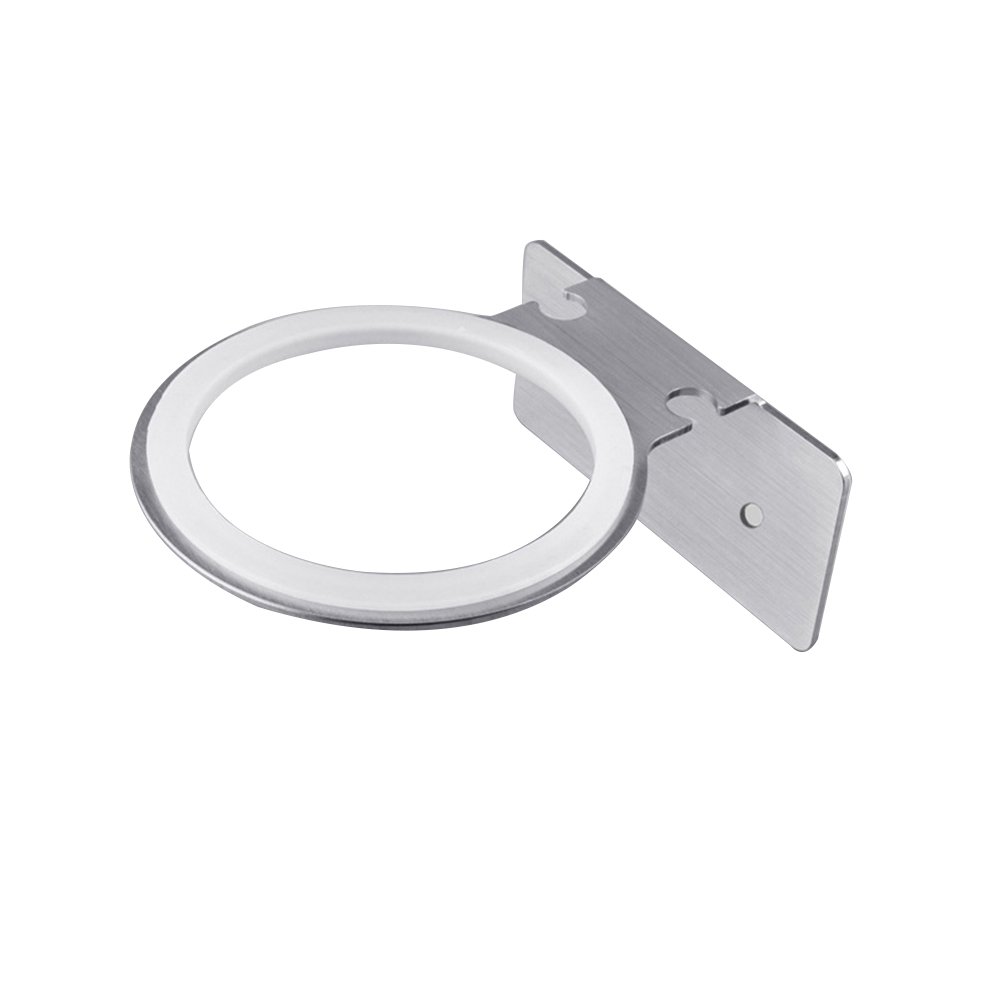 Supporto Asciugacapelli In Acciaio Inox – Da Incollare O Forare, Argento - 4