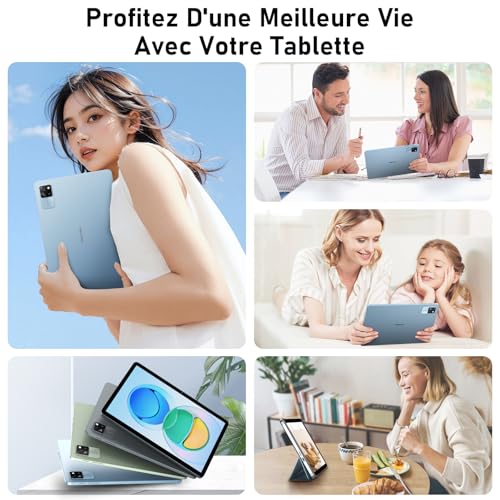 Blackview Tab60 WiFi Tablette Android 15 Tablette Taclite avec 12Go+ TF Octa Core WiFi 6 Tablette 10 Pouces 5100mAh 8MP+5MP Widevine L1 avec GMS BT5.2 - vue 8