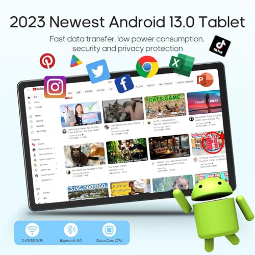 Wdyqje 2024 Newest 11 Inch Tablet Android 13 Tablet thumb #3
