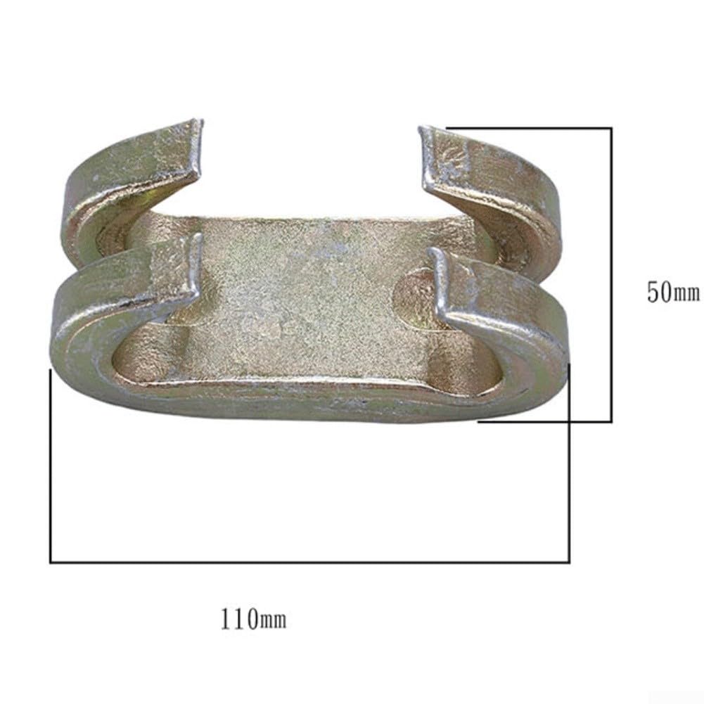 Abrazadera Doble Gancho para acero 110mm Para Chapa Abrazadera