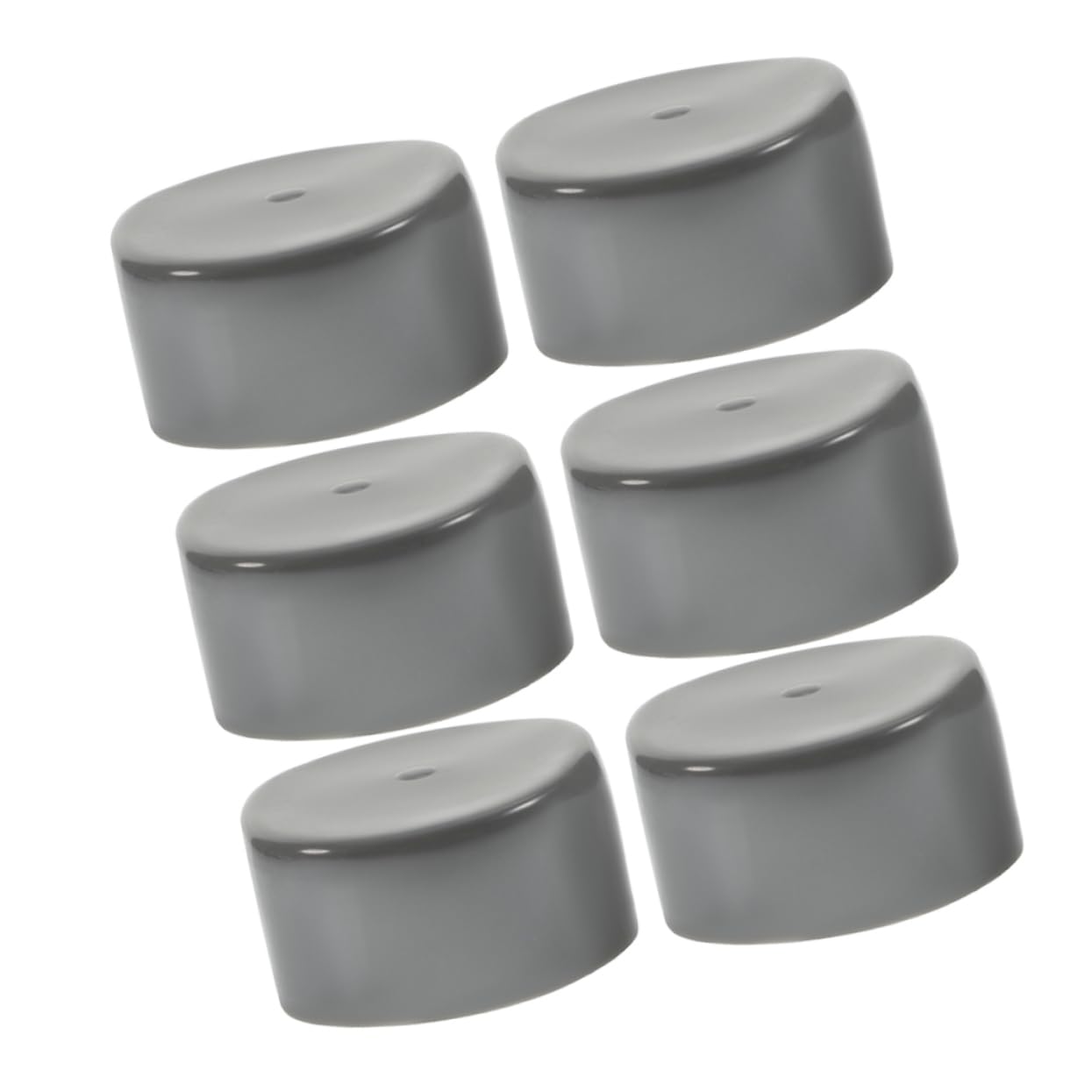 PartyKindom 6 Bearing Caps for Trailers 1.98'' Rubber Hub Covers Universal Fit Grease Cap Protectors Replacement for Boat Car Trailer