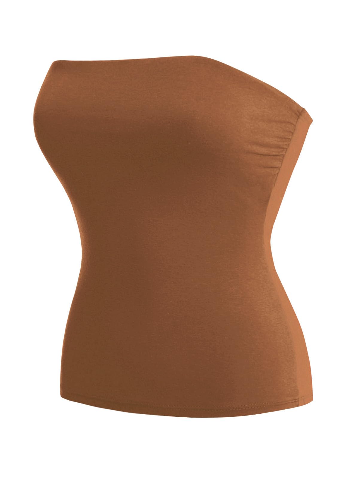 MixMatchy Women's Stretchy Strapless Tube Top Y2K Bandeau Top