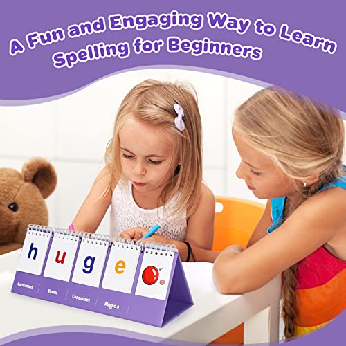 Aizweb Magic E Word Games,Phonics Games Flash Card For Preschool Kindergarten Classroom Must Haves,Spelling Reading Learning Games,Speech Therapy Montessori Educational Toy Gift For Kid 3 4 5 Year Old #TOP5