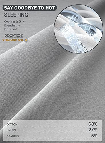 Insen Pregnancy Pillow For Sleeping, L Shaped Body Pillow For Side Sleeping, Detachable Pregnancy Pillow With Full Body Support (Cooling Tencel-Classic Grey, 59In) #TOP1