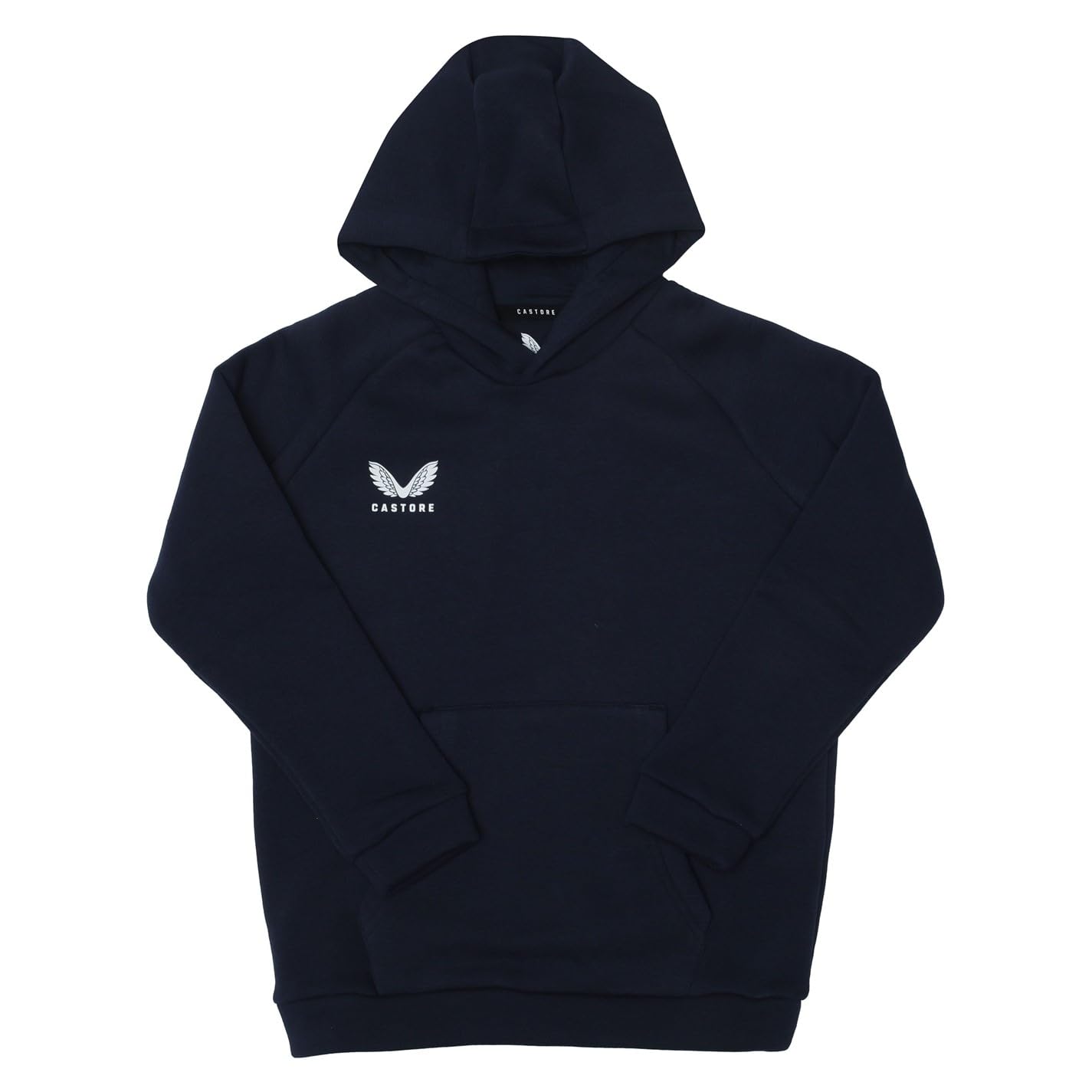 Castore Boys Navy Brush Back Overhead Hoodie 9-10 Years