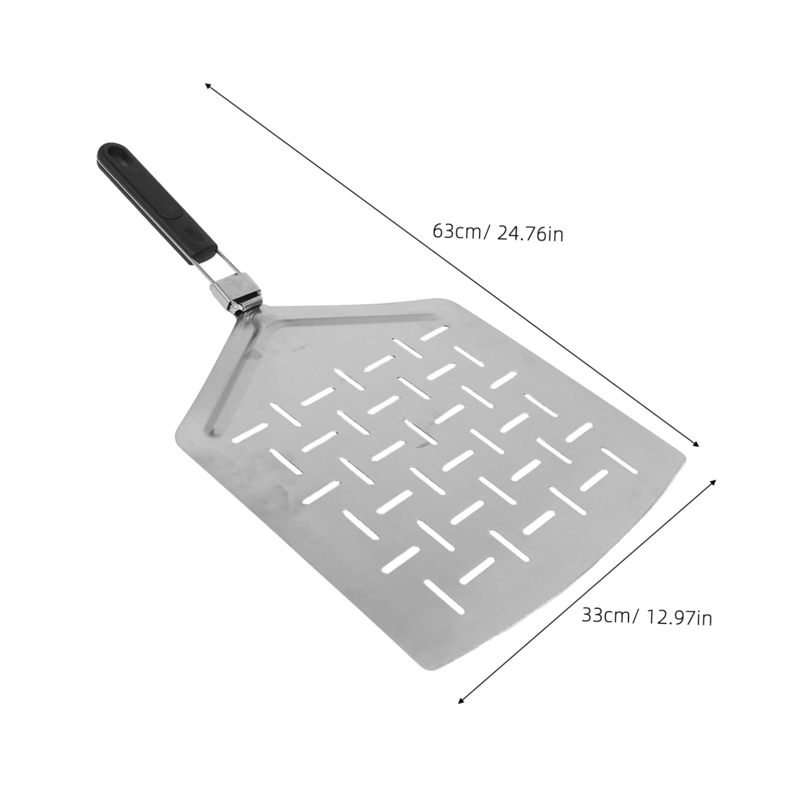 TOPBATHY Per Pizza Pieghevole Per Trasferimento Pizza Pieghevole Con Manico Per Cottura Pane In Acciaio Utensile Per Cottura