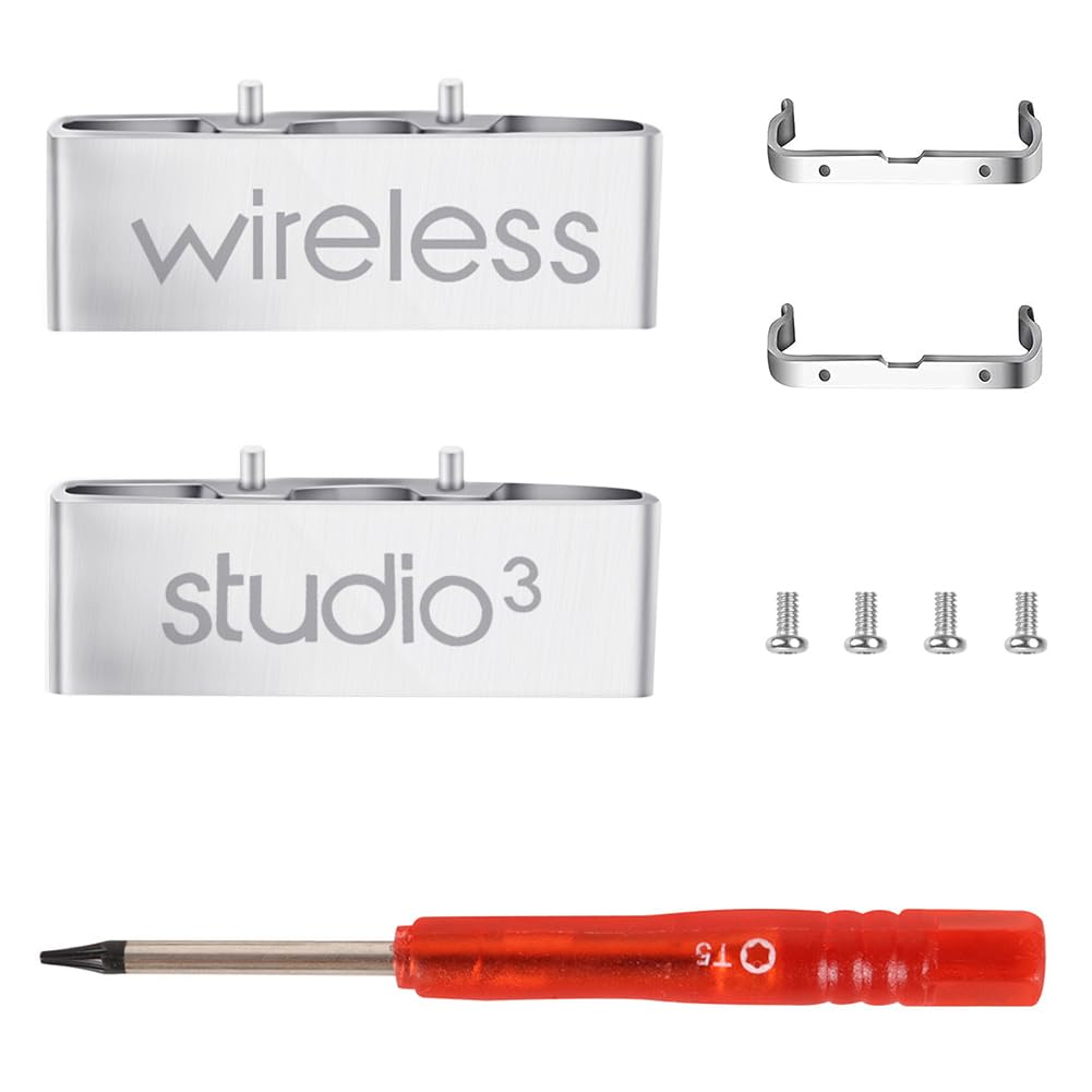 Studio 3 Replacement Parts as Same as OEM A1914 Hinges Durable Accessories Repair Kit Compatible with Beats by Dre Studio3 (A1914) and Studio Pro (