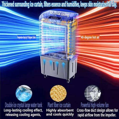 Climatiseur mobile portable de 40L refroidisseur d'air