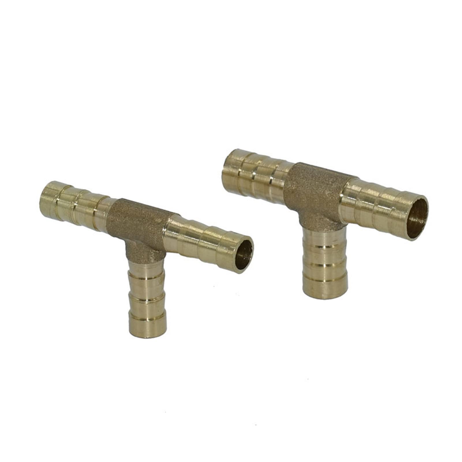 Inverseur de tuyau en T de 10 mm anti-fuite en laiton avec adaptateur à barbe