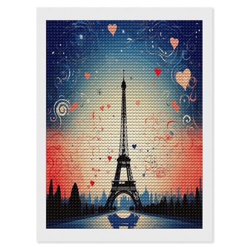 Pinturas de diamantes de París: arte completo de imitación para adultos creativos
