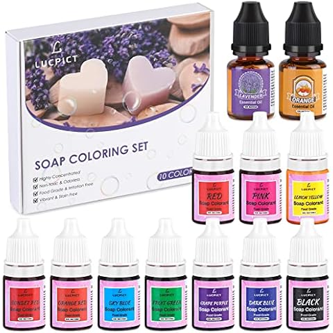 LUCPICT Colorante Jabón con Aceites Esenciales Cover