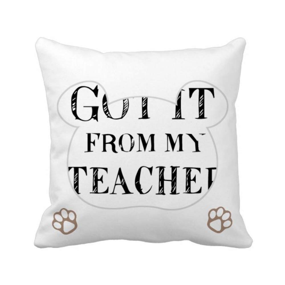 Housse de coussin Student Bear décoration chambre enfant