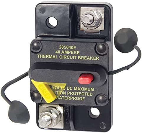 Blue Sea Systems 7182 285-Series Circuit Breaker, Surface Mount, 40A