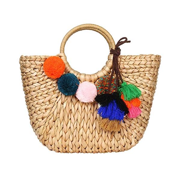 Summer-Rattan-Bag-for-Women-Straw-Hand-woven-Top-handle-Handbag-Beach-Sea-Straw-Rattan-Tote-Clutch-Bags Summer Rattan Bag for Women Straw Hand-woven Top-handle Handbag Beach Sea Straw Rattan Tote Clutch Bags