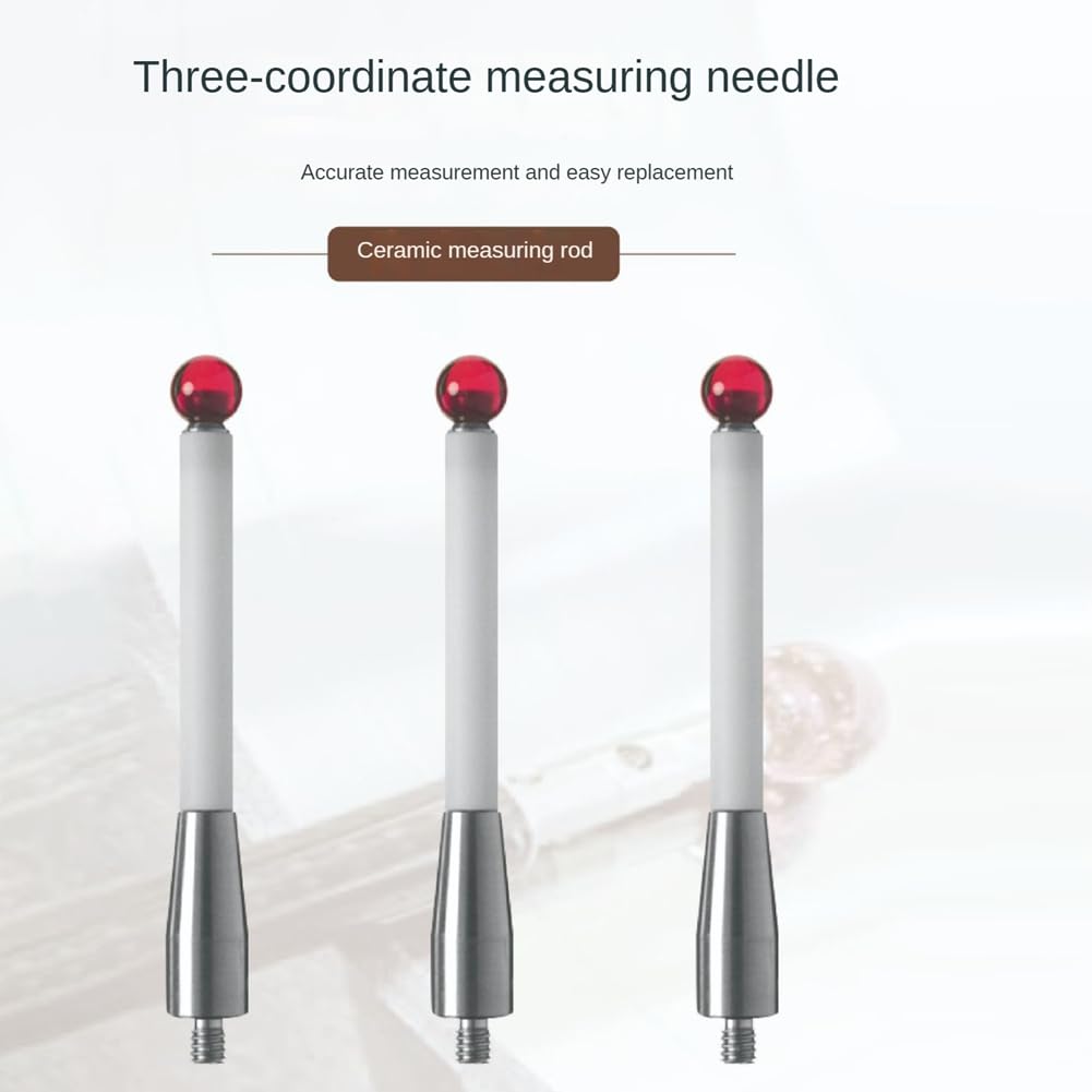 Sondes CMM Renishaw A-5000-3709, pointe sphérique 6 mm, axes en céramique