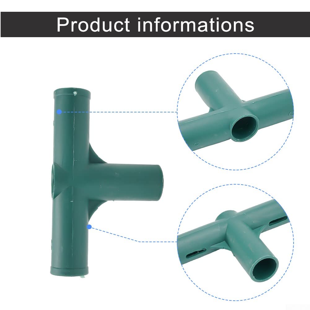 4 pezzi raccordi per costruzione serra connettori telaio 16-17mm per supporti per fiori staffa per serra giunti per tendalino da giardinaggio  15