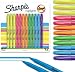 Sharpie Pocket Highlighters, Chisel Tip, Assorted Colors, 12-Count