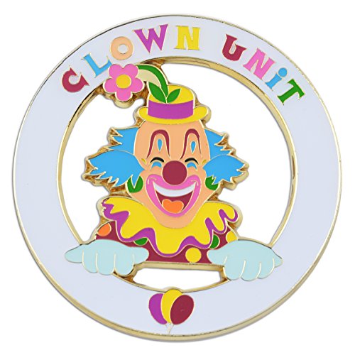 Emblema masónico de auto elegante blanco para la Shriner Clown Unit