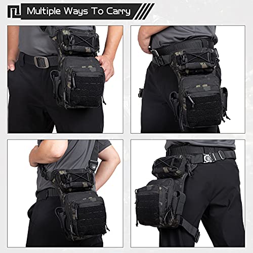 Drop Leg Bag for Men Women Military Tactical Thigh Pack Pouch Multifunctional Tactical Package Outdoor Hiking Thigh Bag - Image 7