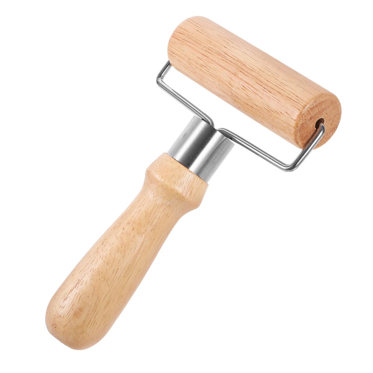 MAGICLULU 5piezas Rodillo De Madera Para Hornear Herramienta De Cocina Ergonómica Para Pasteles y Pizza Rodillo Antiadherente De Madera Natural Para Repostería y Masa De Pizza