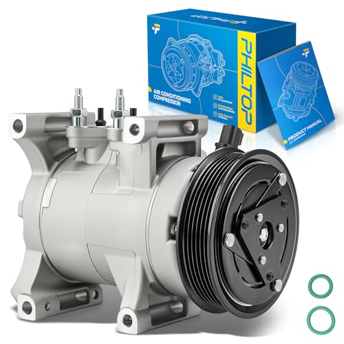 Image of PHILTOP 98302 Air Conditioner AC Compressor with Clutch for Dodge Durango 2012-2015 3.6L