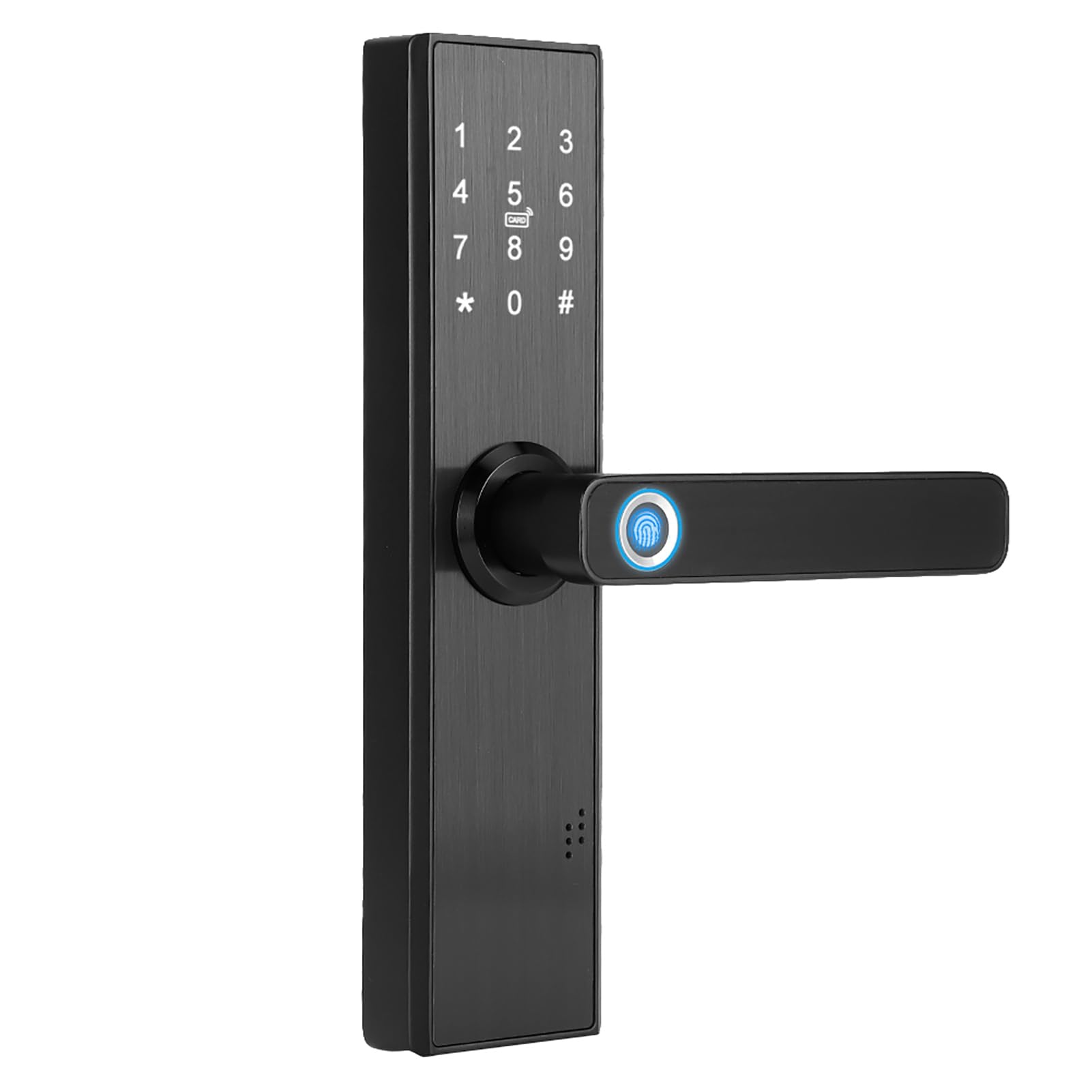 Tonysa Fingerprint Smart Door Lock with WiFi Access | Stop cynku, Wiele trybów odblokowania, Pilot zdalnego sterowania, Zasilanie awaryjne USB, Nadaje się do użytku w