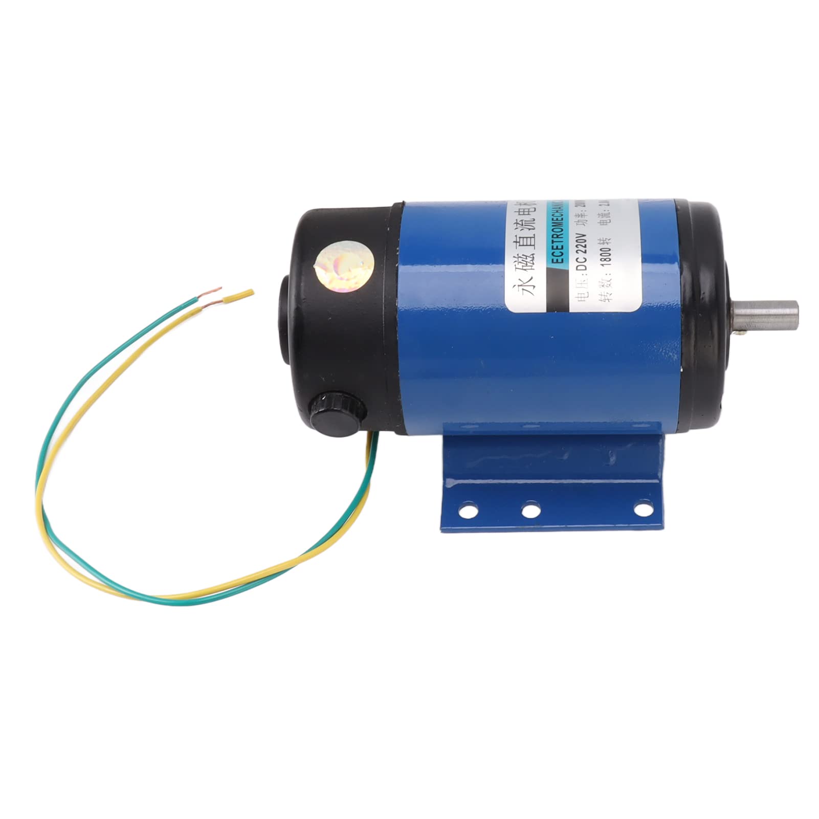 Marhynchus Motor Eléctrico de 220 V CC Motor de CC de Imán Permanente 200 W 1800 RPM Velocidad Ajustable CW CCW Asíncrono Monofásico para Uso en Talleres de Equipos Industriales
