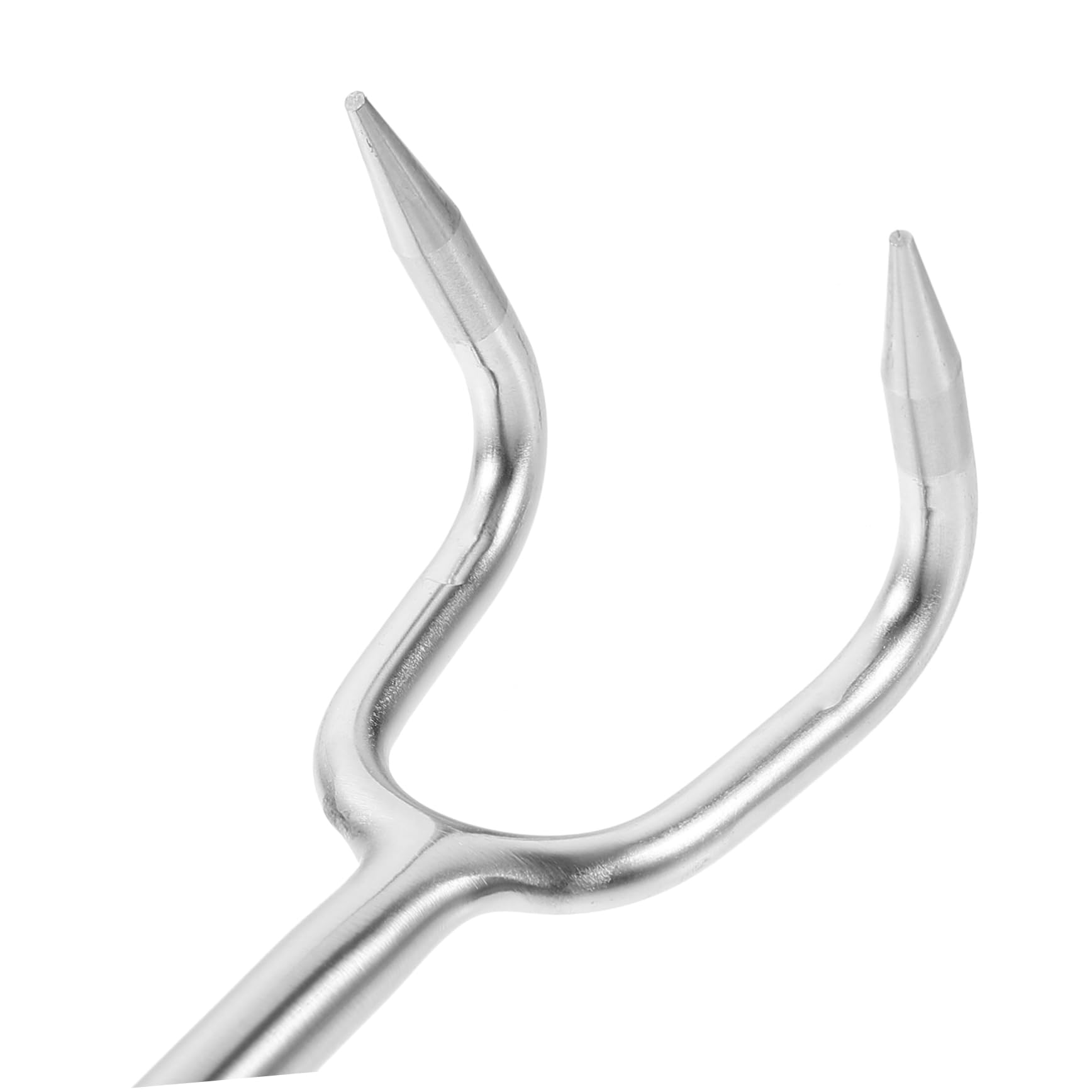 Unomor Stainless Steel Meat Hook for Barbecue and Grilling Handle Turner Hook for Home and Commercial Use Easy to Clean and