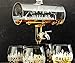 The Wine Savant Dallas City Skyline Whiskey Decanter Dispenser and 4 Liquor Glasses - Whisky Decanter & Glass Set - Dallas Themed Gift, City Themed Gift, Texas Decanter Set - Gifts for Men, Dad