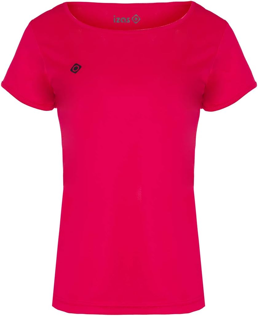 Izas Adaia II Women's Short Sleeve Crew Neck Tee, with Dry and Coolspeed Technology, Lightweight, Breathable and Quick Dry (X-Small, Red)