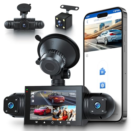 Caméra embarquée 4 canaux avant arrière Full HD WiFi et mode parking 24h