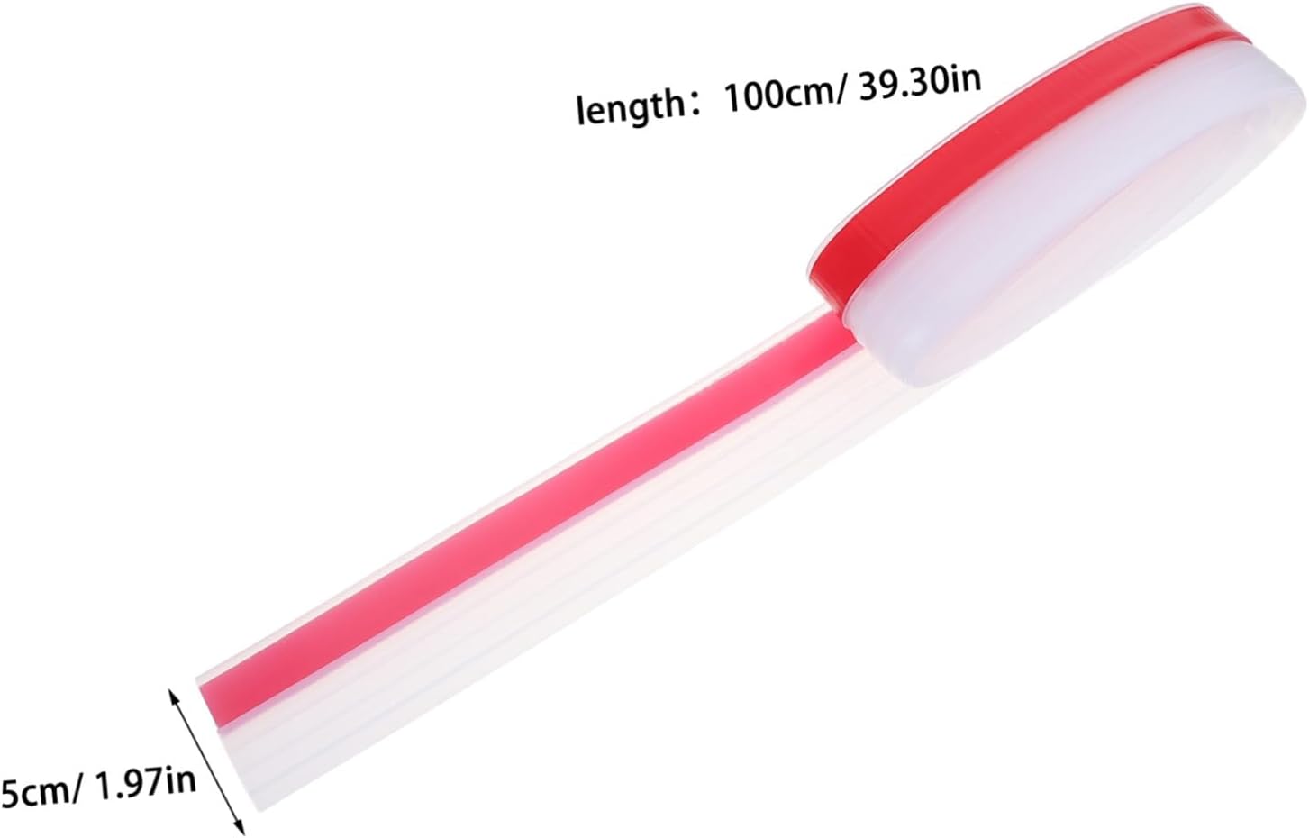 BESPORTBLE Door Draft Stopper Silicone Weather Seal Strip for Bottom of Door Simple Installation Bottom for Living Space and Workspace Noise and Dust Insulation