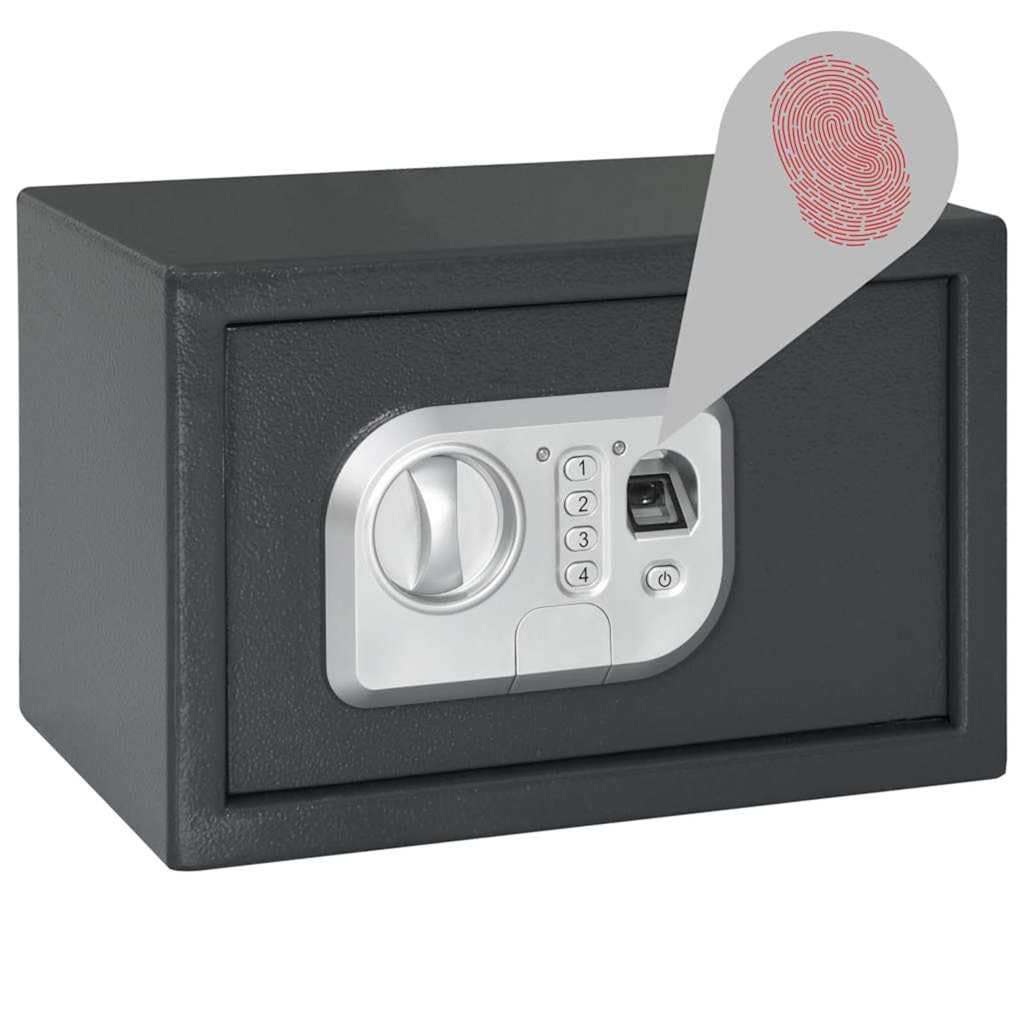 Genérico Caja Fuerte Digital Gris Oscuro 31 x 20 x 20 cm Acero,Seguridad empresarial y del hogar,Cajas fuertes-42011310
