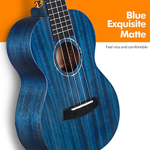 Ukulélé de concert Enya de 58,4 cm en acajou massif – Ukulélé acoustique-électrique et acoustique, motif fleurs de… - Les Beatles, Paul McCartney, John Lennon, RIngo Starr, George Harrison Ukulélé de concert Enya de 58,4 cm en acajou massif - Ukulélé acoustique-électrique et acoustique, motif fleurs de… – Image 6